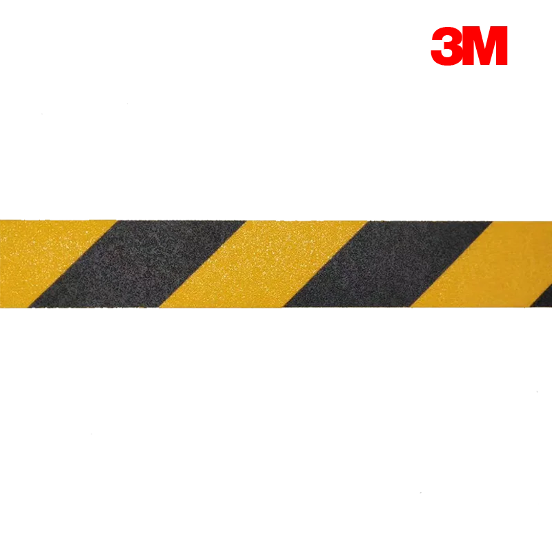 Famous brand tape 3M 613 good stickiness and wear resistance black and yellow anti-slip tape