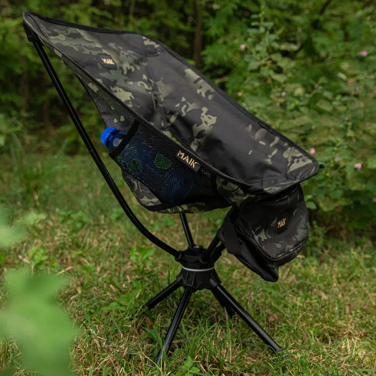 Indoor Outdoor Rest Chair Foldable Moon Chair 360 degree rotatable hiking camping beach chair