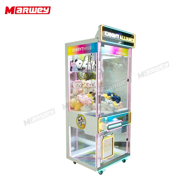 OEM ODM Cheap Dolls Catcher Crane Game Machine Popular Coin Operated Commercial Arcade Toy Transparent Claw Machine