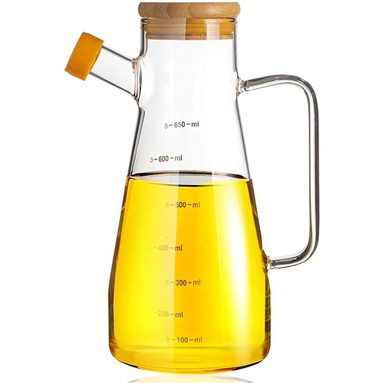 
Leakproof Seal Leakproof Sauce Bottle Seasoning Bottle Kitchen Supplies High Borosilicate Glass Oil Bottle 