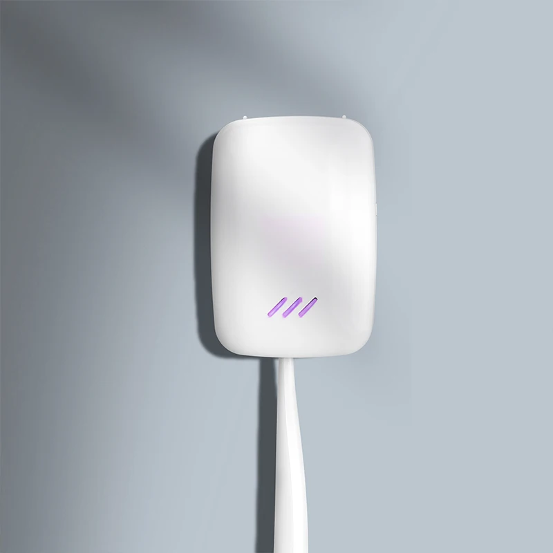  2021 портативный UVC LED стерилизатор для зубных щеток чехол перезаряжаемая зубная щетка дезинфицирующее покрытие с нагревательным