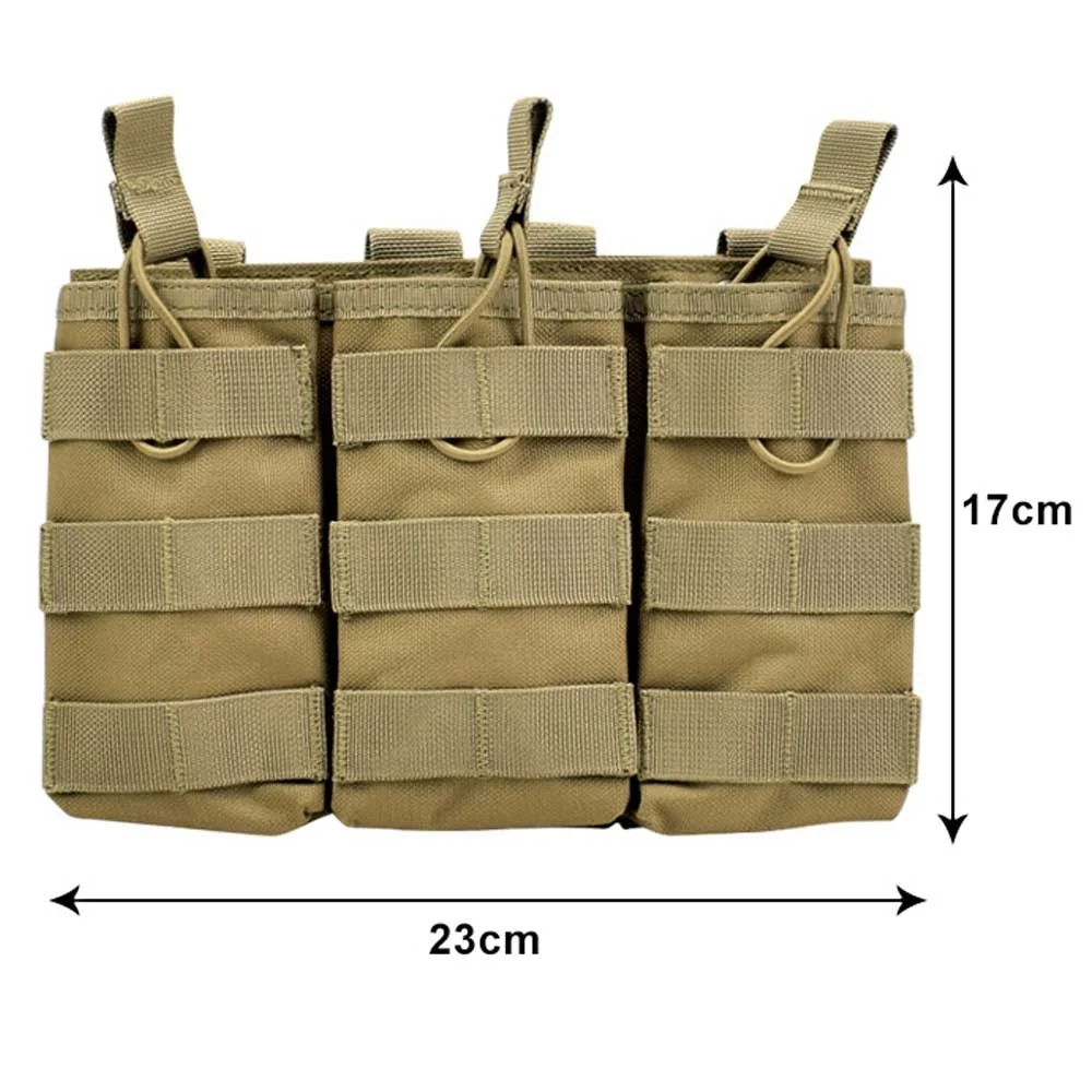 Фабричный Тактический тройной мешочек с зажимом MOLLE Fastmag-идеальный аксессуар для быстрого