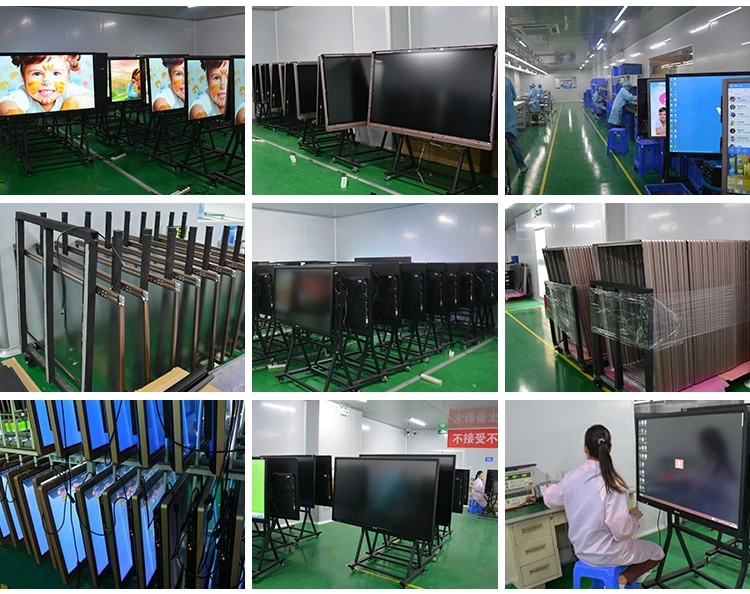 65 дюймов ЖК-в-одном: высокотехнологичная Интерактивная сенсорный экран мультимедийное образование белая доска для классных комнат