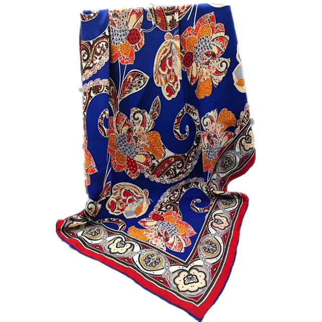 100 silk accessorize scarves blank wholesale fashion Hangzhou silk scarf