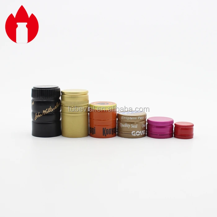 20mm 28mm Golden Theft-proofing Aluminum ROPP Cap Seal