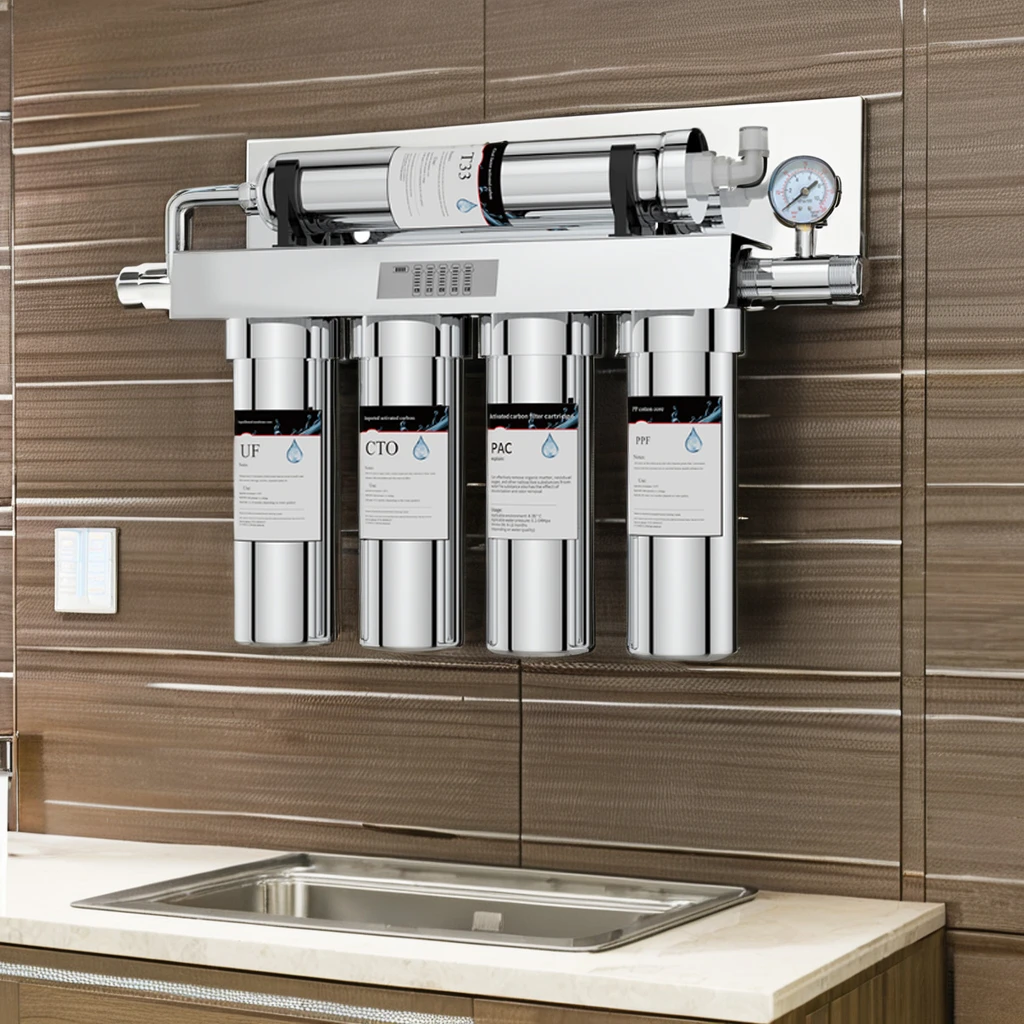 Factory Direct UF Stainless Steel 5 Stages Ultrafiltration Water Purifiers household Drinking Water Purifier tap water filter
