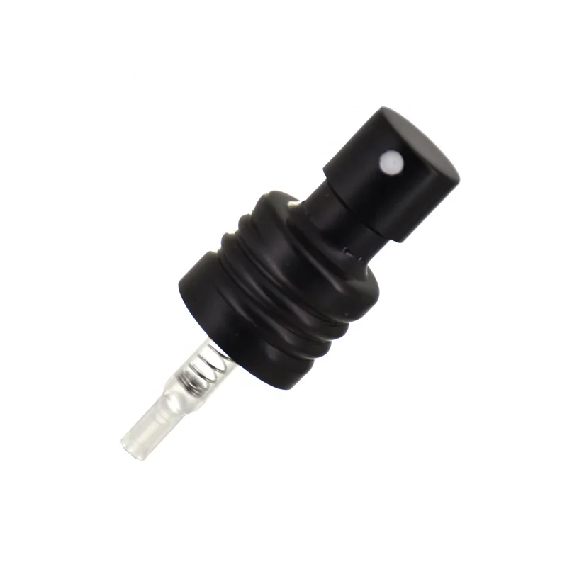 Матовый черный распылитель парфюма 18/415 18 мм 20 колпачок распылителя винтовой