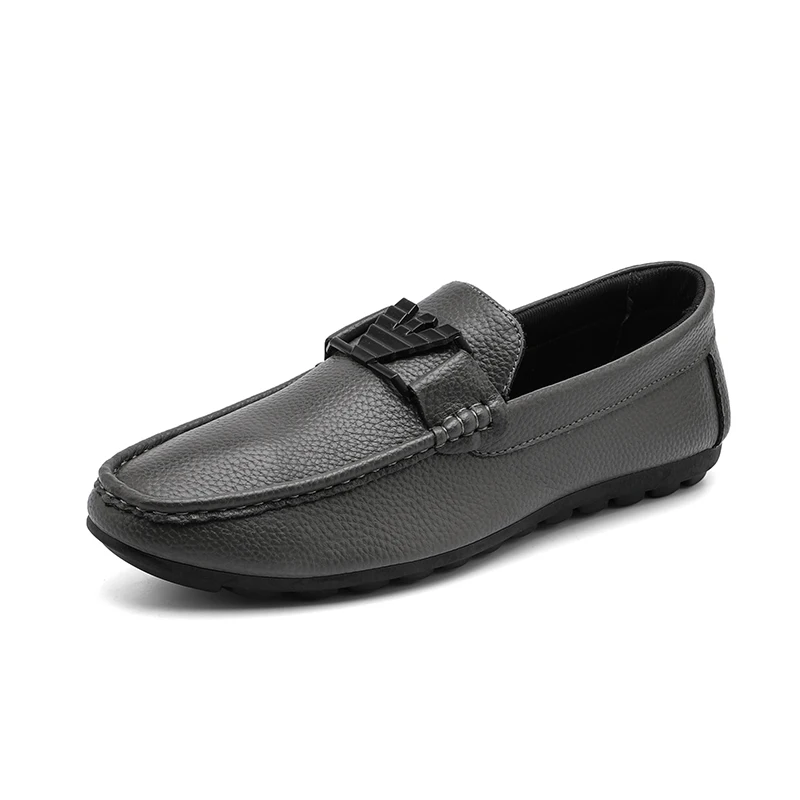 High quality trend men slip on driving loafers shoes men Moccasins slip on leather shoes