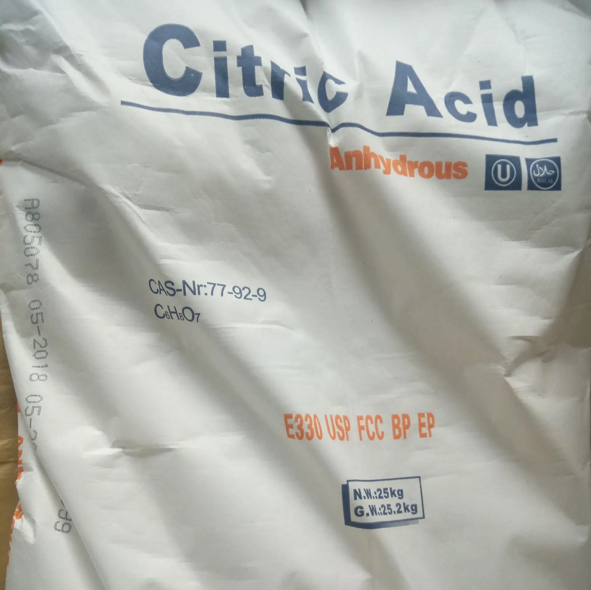 
Factory supply ensign citric acid monohydrate /anhydrous with factory price 