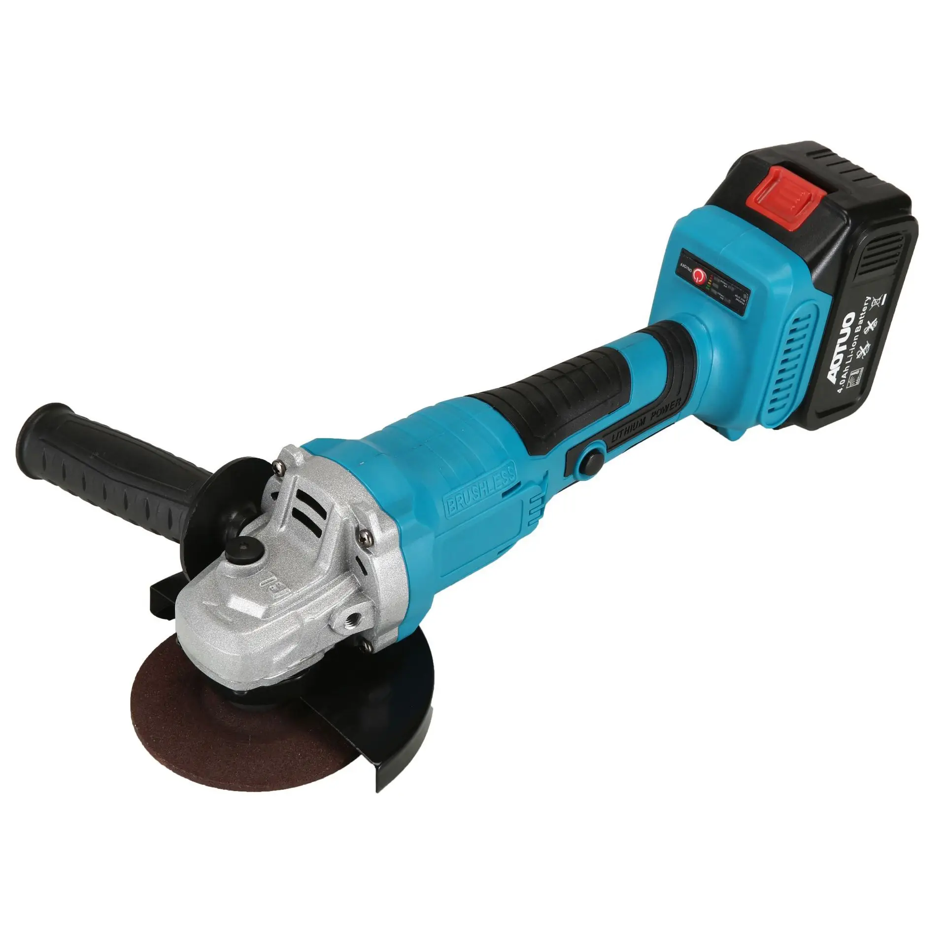 New High Power Rechargeable Brushless Electric Angle Grinder  Portable Polisher Metal Rust Removal Cordless Cutting Machine