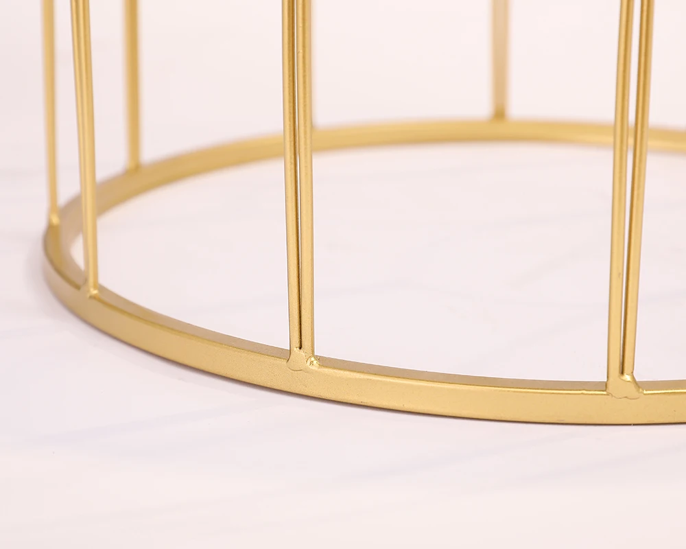 Simple line table top mirror coffee table