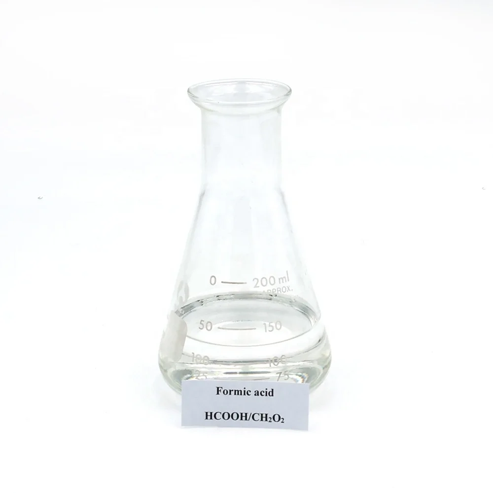90% Food Grade Formic Acid 35kgs/250kgs/IBC Drum Package with Top Quality