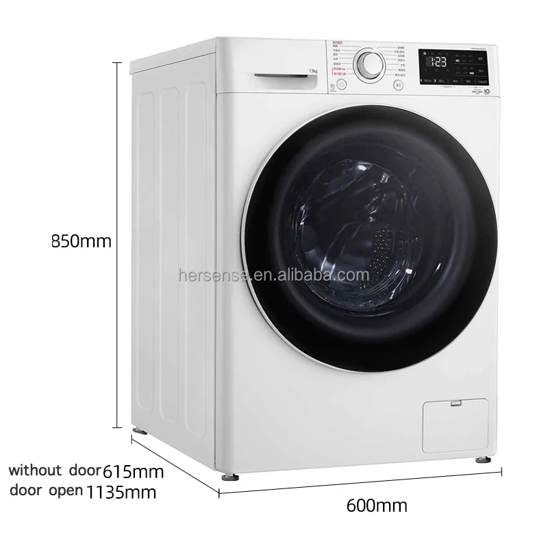 LG Automatic Washing Machine Front-Load Washers 13KGS Lavadora Inverter Motor for Home