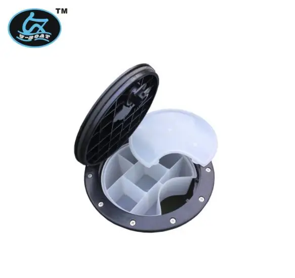 U-boat waterproof hatch for kayak canoe rowing baot accessory with whitebait case inside