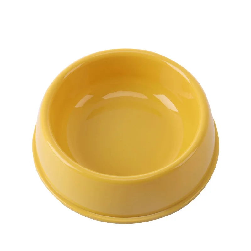 Multi-color Optional Pet Bowl Plastic Water Bowl Dog Food Utensils Thickened Cat Feeding Bowl Small Medium Large Pet Supplies