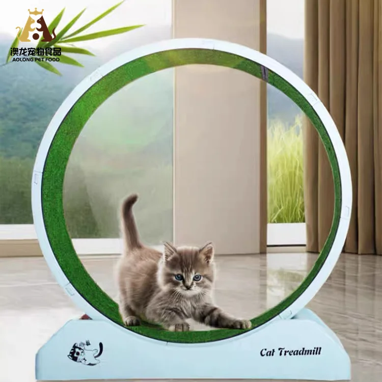 2024 Innovative Interactive Pet Exercise Treadmill Cat Fitness Toy with Running Wheel Pet Supplies