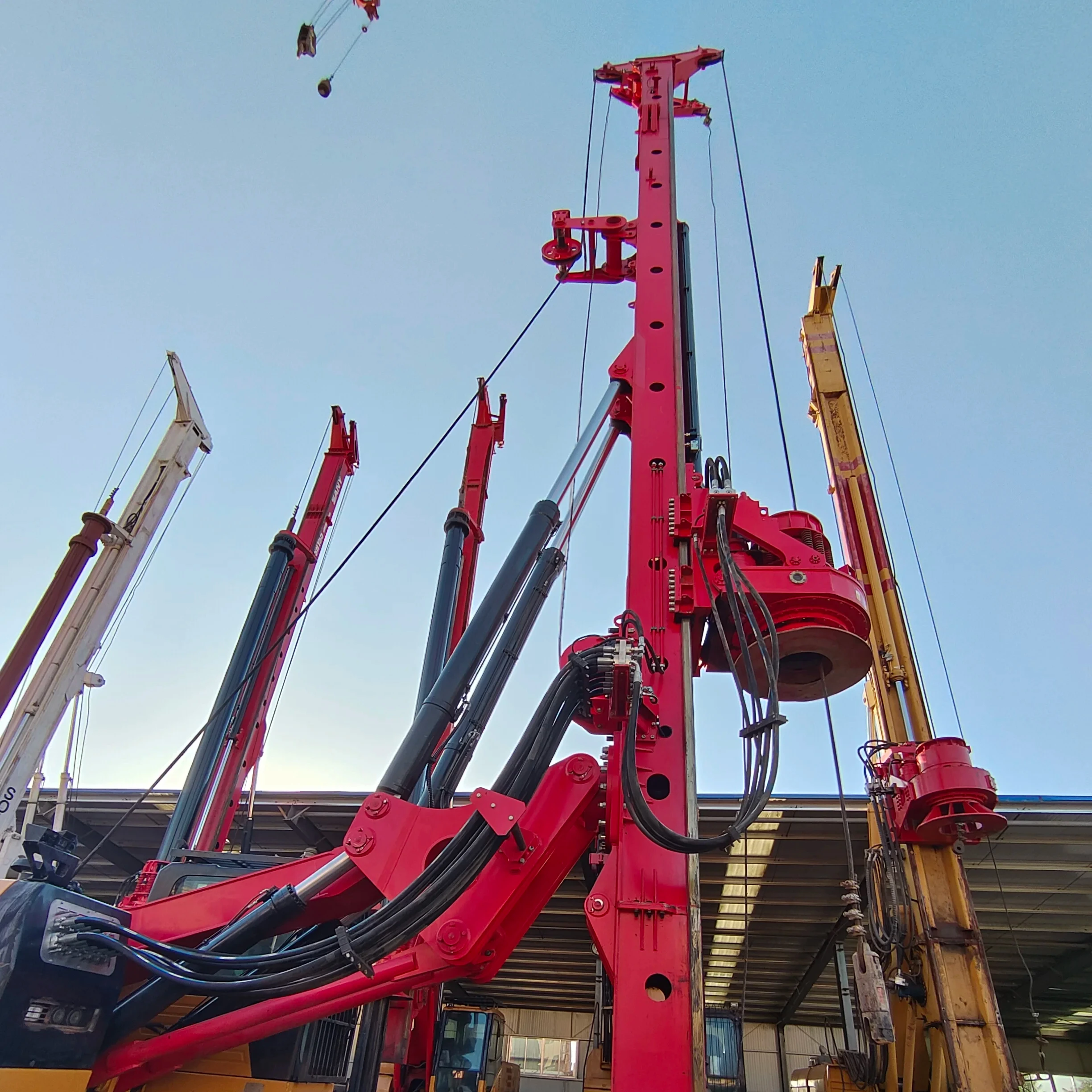 Used Rotary Drilling Rigs SANi SR235 Hydraulic Pile Drilling Rigs