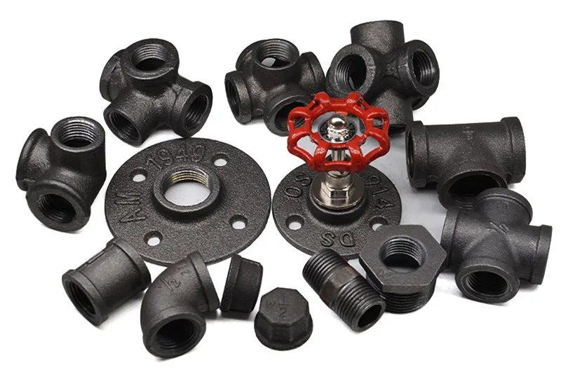 Custom Malleable Iron Thread Wrought 90 Degree Elbow Galvanized Malleable Iron Pipe Fitting