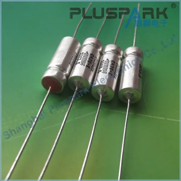 10V 10uF 10MFD 10MKF Wet Tantalum Capacitors with Epoxy End-Fill Sintered Anode