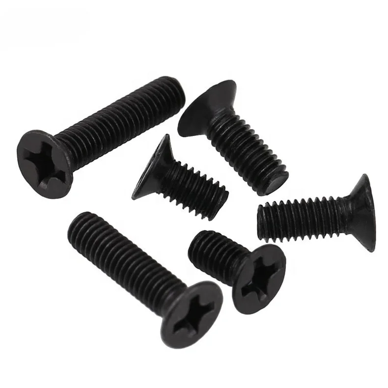 M2 M3 M4 M5 M6 M8 M10 DIN 965 Flat Head Phillips Machine Screws