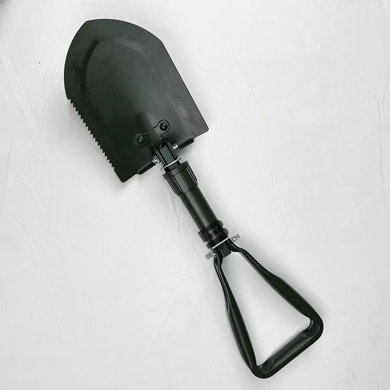 DIY Spade O.D. Green High Carbon Steel Folding Shovels