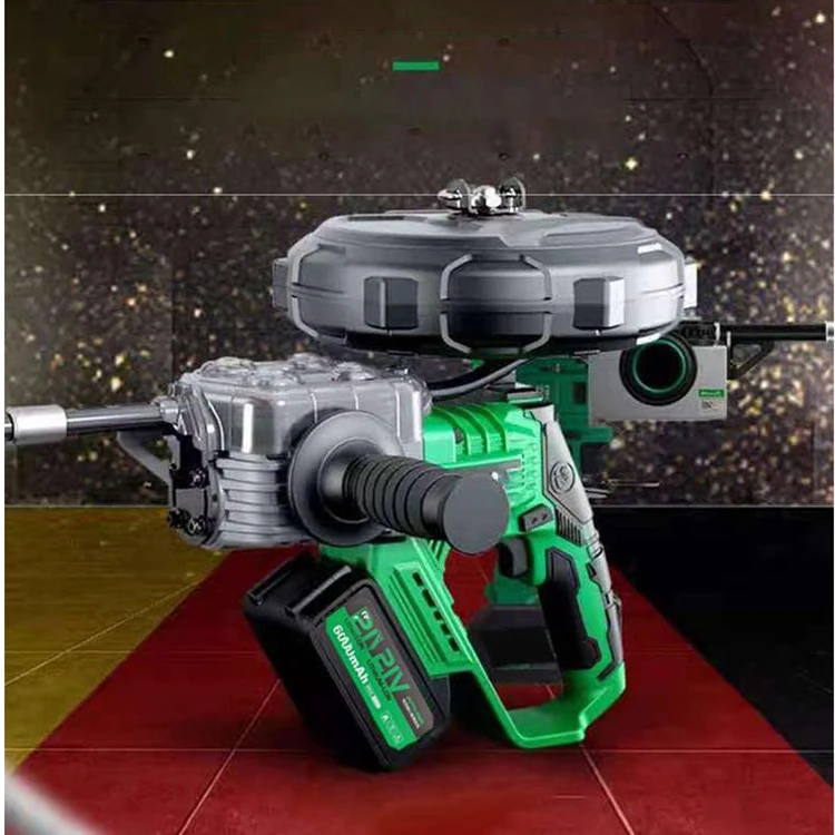 New Lithium Cordless Stringing Machine Cable Automatic Wall Lead Wire Electric Rechargeable Threading Machine For Electrician