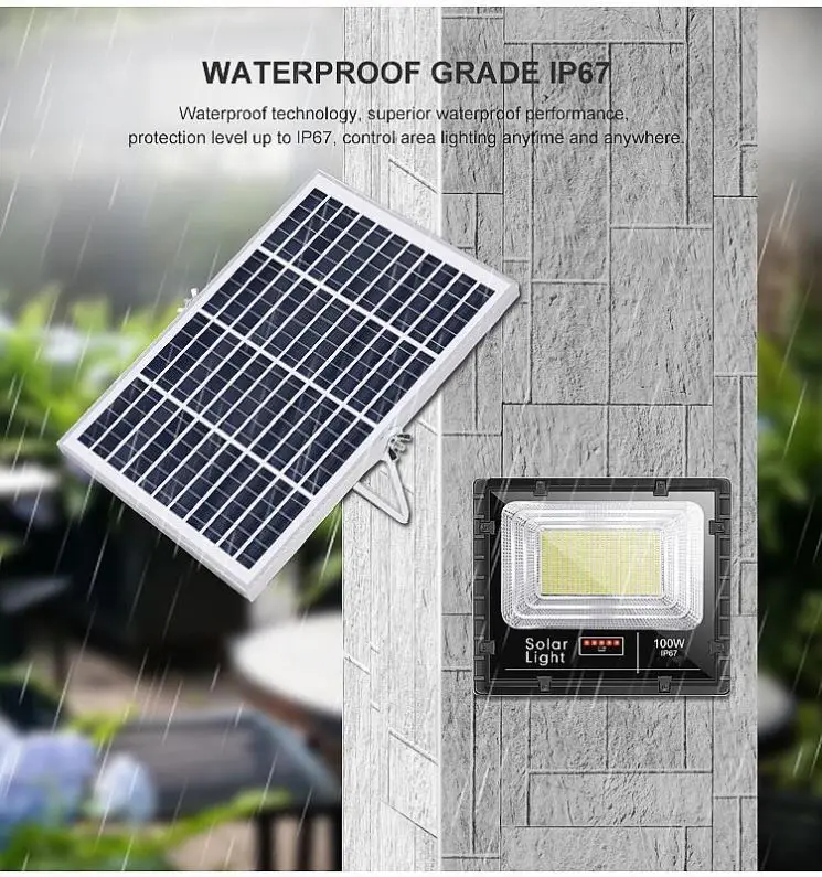Stadium Sports Solar Powered Led Flood 60w 120w 200w 300w 500w 1000w Reflector Light