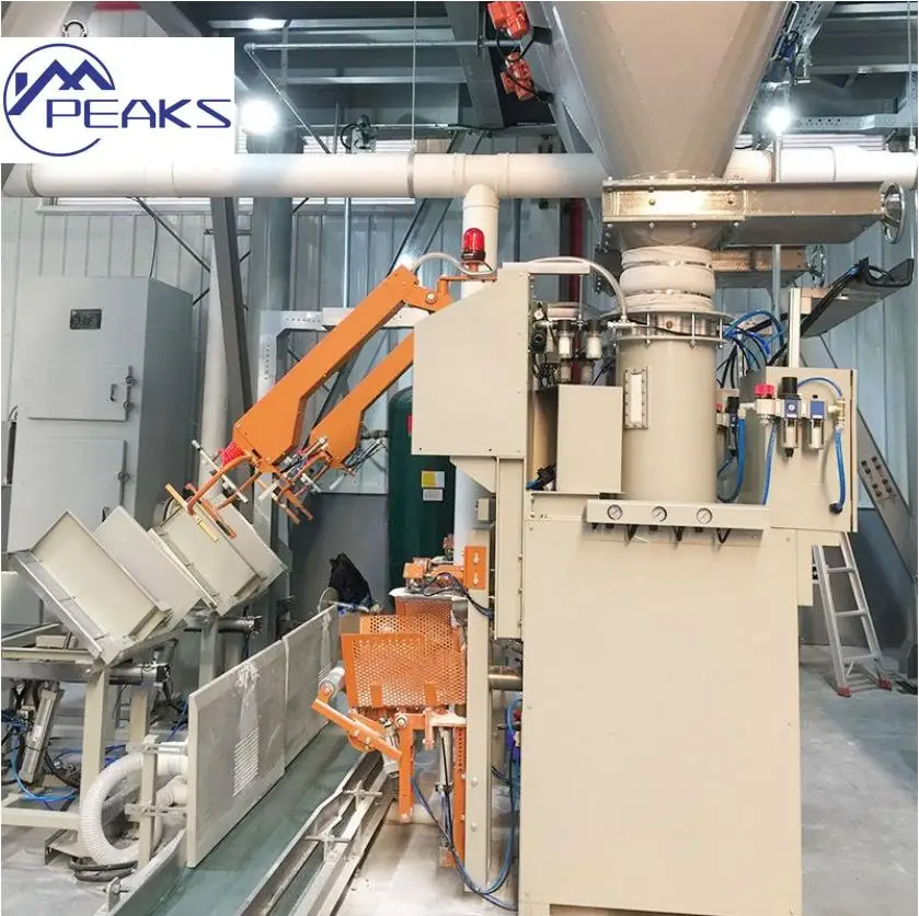 Pneumatic Drive 20kg 25kg 50kg Kraft Valve Bag Filling Packing Machine Carbon Black Fertilizer Valve Bag Filling Machine