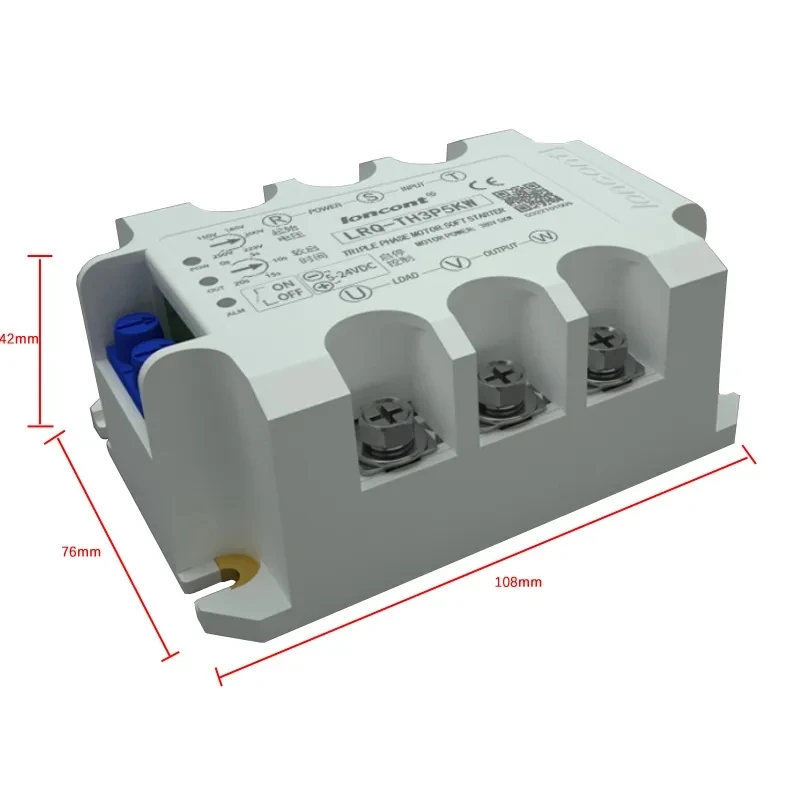 3 Phase Motor Soft Starter Online Slow Start Module Solid State Relay Decompression And Step-Down Controller 5KW8KW15KW22KW