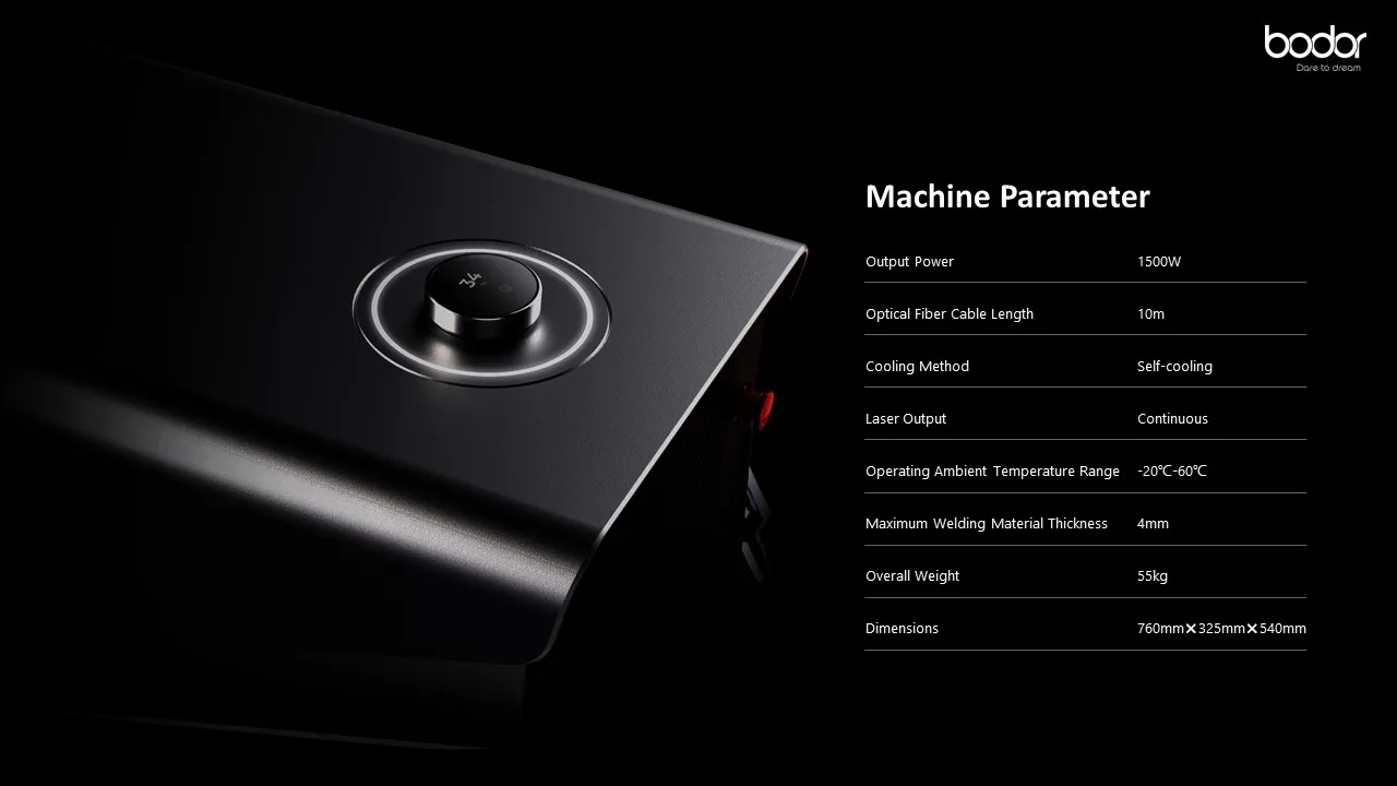 BodorWelder Handheld Laser Welding Machine Superior Welding Performance