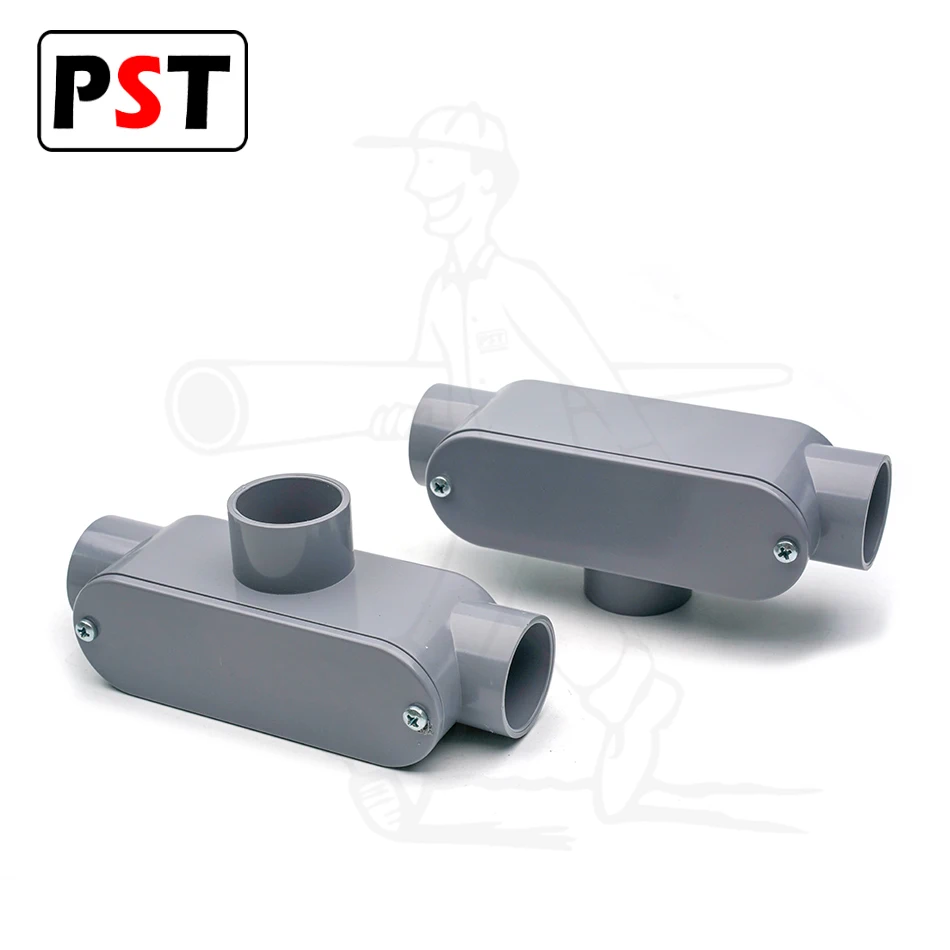LB/LL/T Type PVC Outlet Conduit Body Plastic with Cover