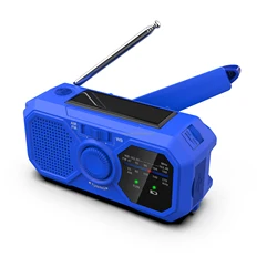 Amazon hot sell  Disaster Kit Emergency Solar Hand Crank Portable Weather Radio with 3  grade light