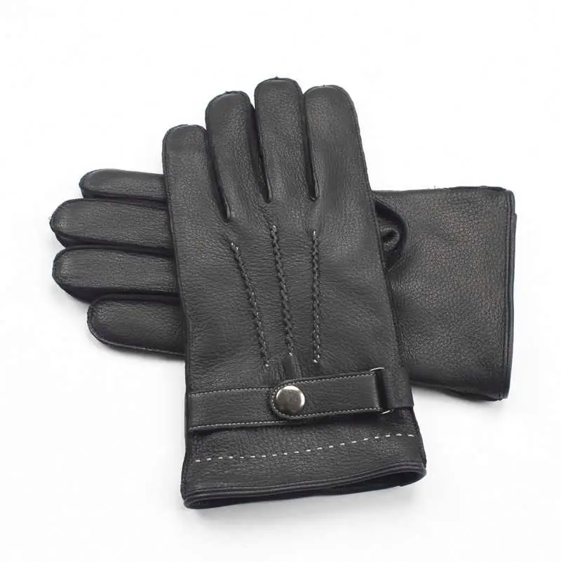 Factory directly supply good price men leather gloves cheap leather gloves thin fashion gloves