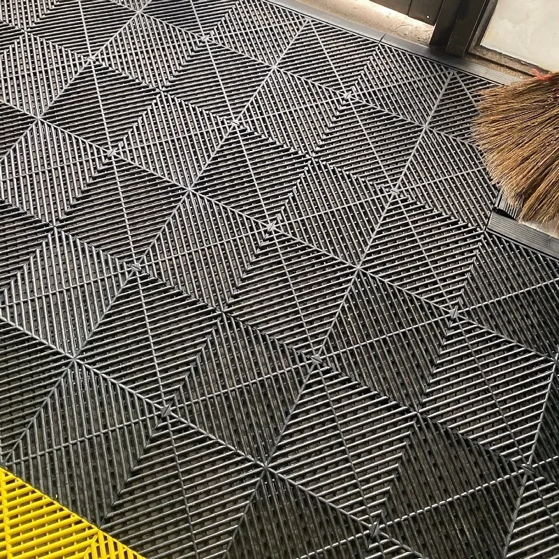 Cheap garage floor covering  plastic flooring for garage  pvc solid garage floor tiles
