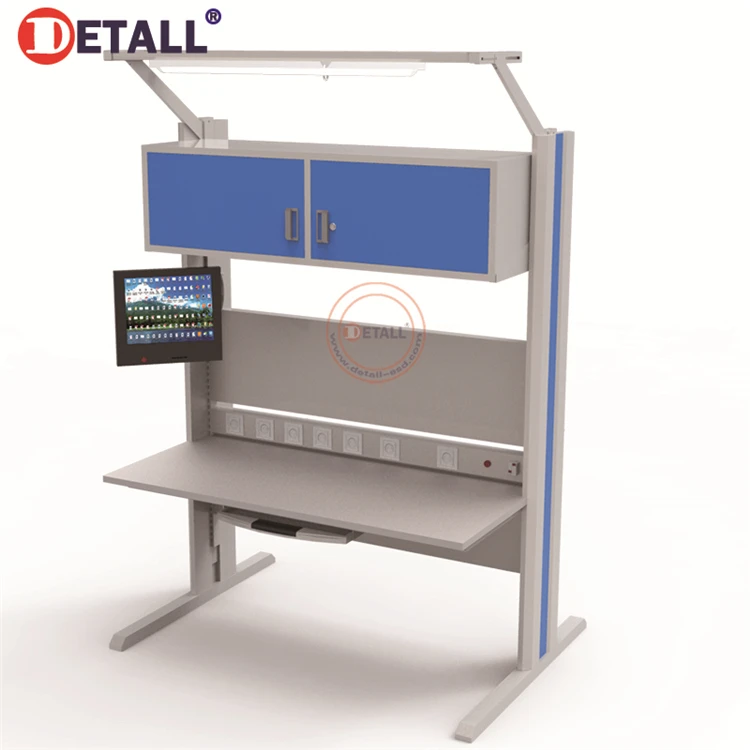 industrial workbench tower workstation heavy duty work factory table with MDF top