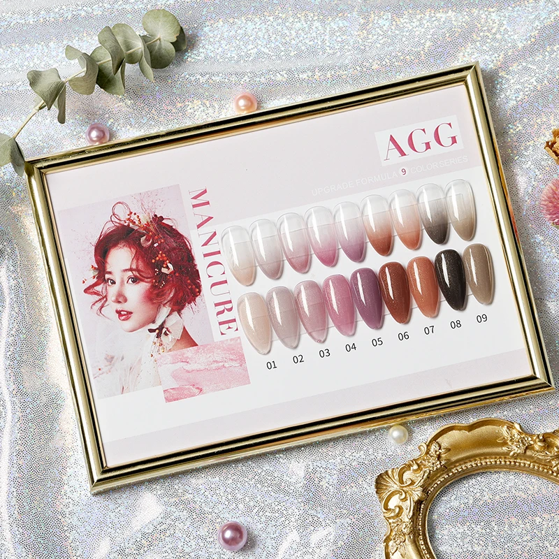 3 AS Jelly Colors Gel Custom Logo Private Label Nude Pink Nail Art Polish Gel for Salons