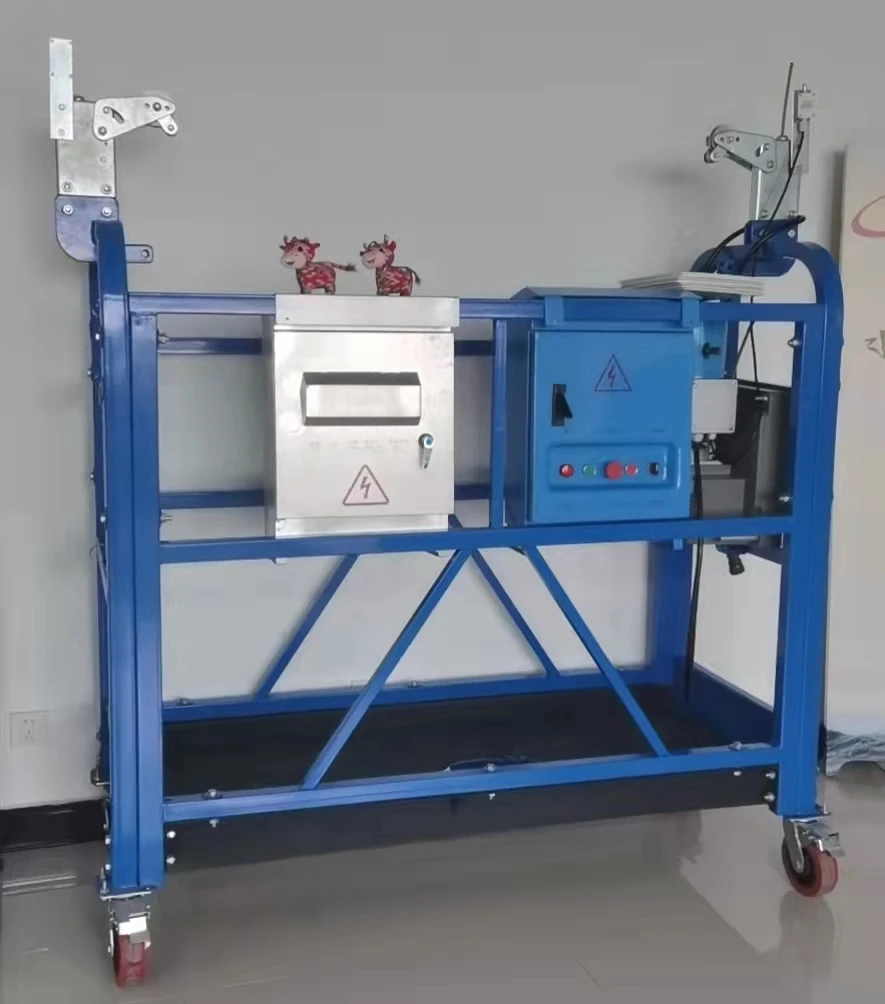 High rise building electric window cleaning equipment construction suspended platform cradle