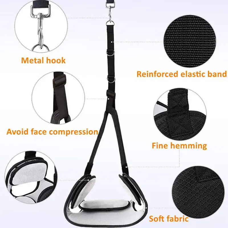 neck hammock Cervical traction strap for missing ears sooth tired neck hanging pillow