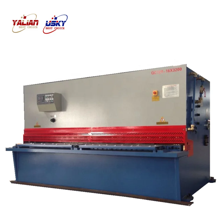 YALIAN/уский высокий уровень безопасности QC12Y-6X2500MM станки для резки с высокой поворотного Ударника CNC режа