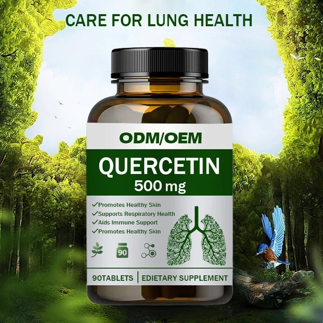 ODM/OEM Herbal Health Supplement Sophora Japonica Extract Vitamin 500mg Bromelain With Quercetin Capsules For Immune Support
