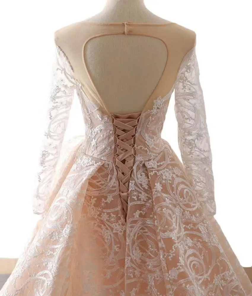 RSM66617 Jancember real elegant hot selling long sleeves long suzhou evening dress fish cut prom dress