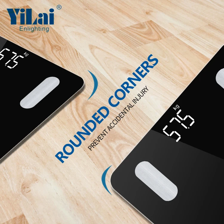 Электрическая умная цифровая шкала для ванной tuya bluetooth pese personne весы взвешивания жира с Wi-Fi