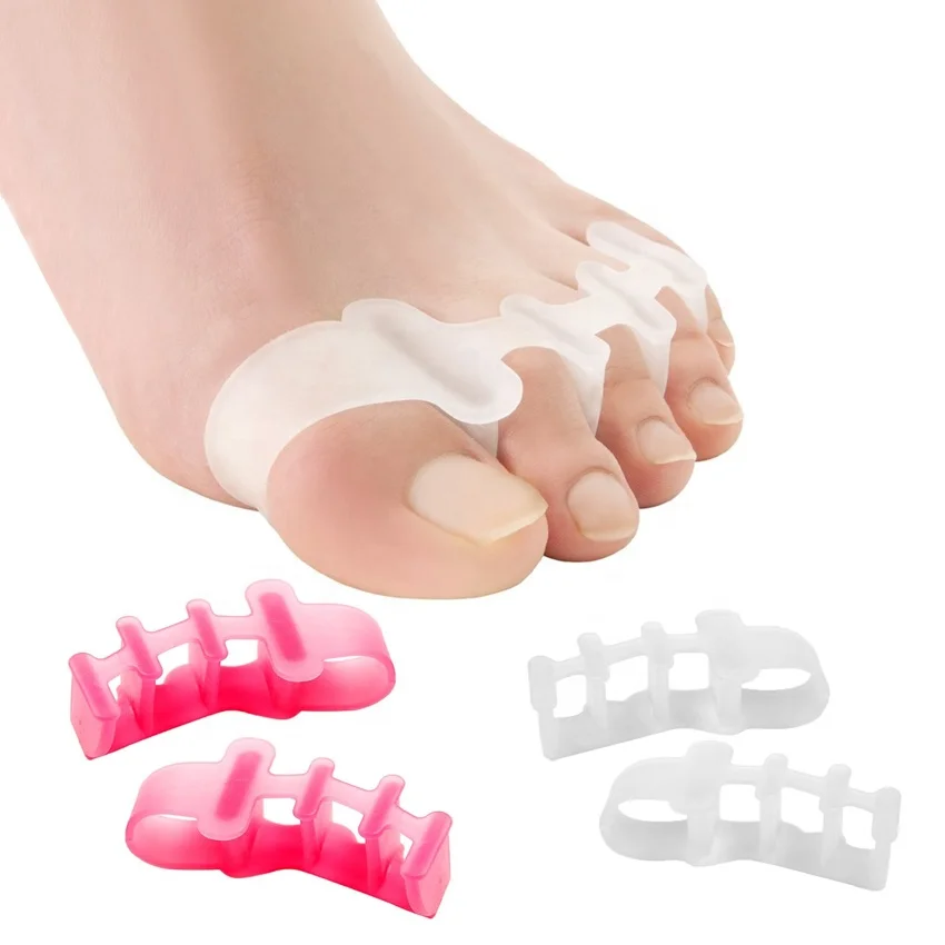 Gel Toe Separator Stretcher Alignment Overlapping Toes Orthotics Hammer Toes Orthopedic Cushion Feet Care Shoe Insoles HA00595