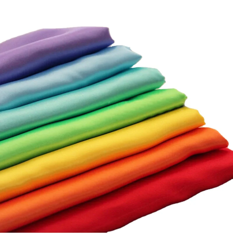 Soft polyester spandex smooth dull stretch satin japanese fabric