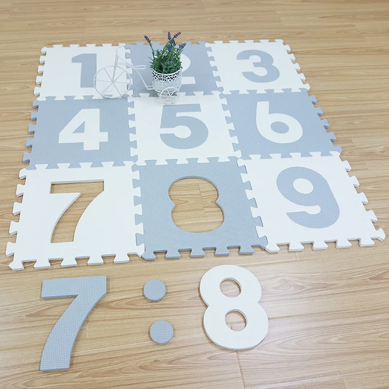 Baby Play Mat Foam and Thick EVA Foam Puzzle Mats With Fence Non-toxic