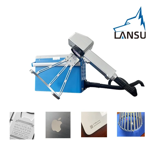Factory Direct/Metal Brass Plastic/Handheld laser marking machine/portable laser marking