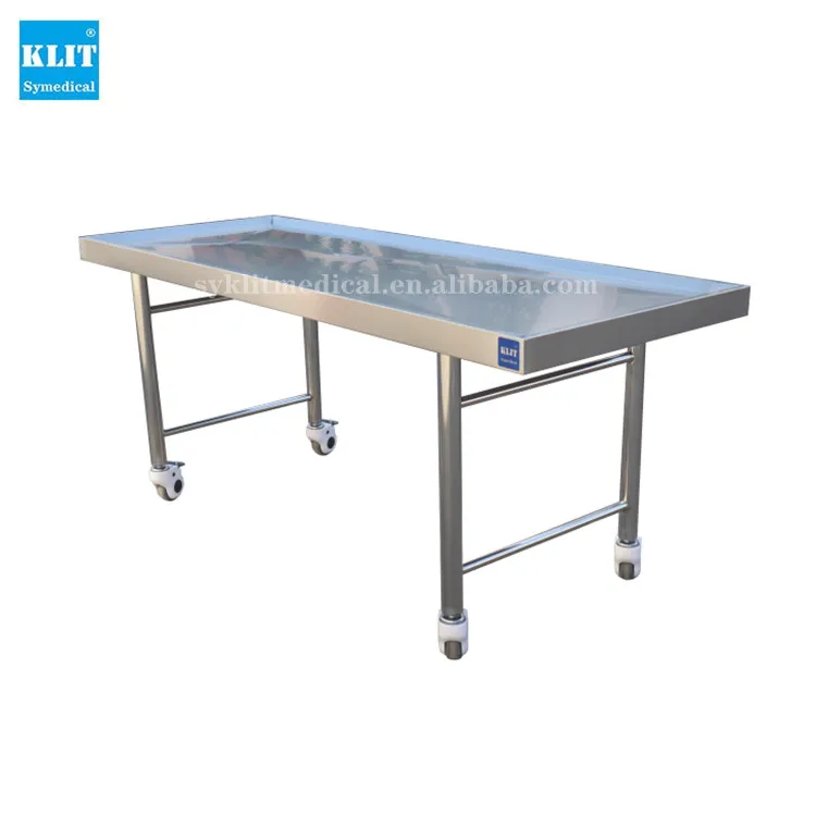 KLIT 304SS mortuary use morgue autopsy table price