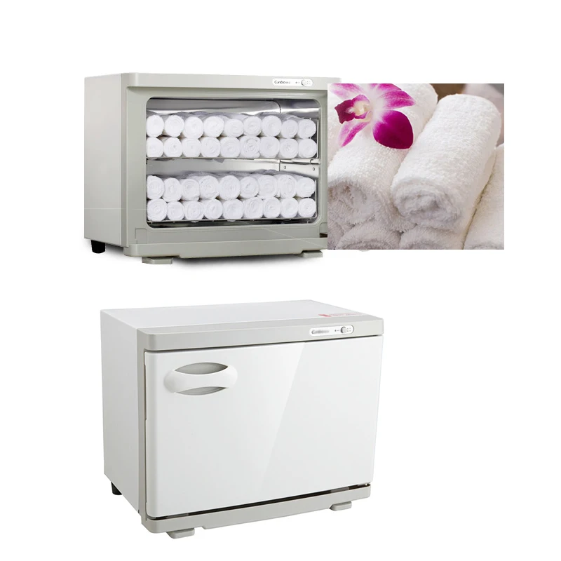 Barbershop Home Beauty Salon Heated Wet Towel Disinfection Cabinet Sterilizer Infrared Disinfection Cabinet