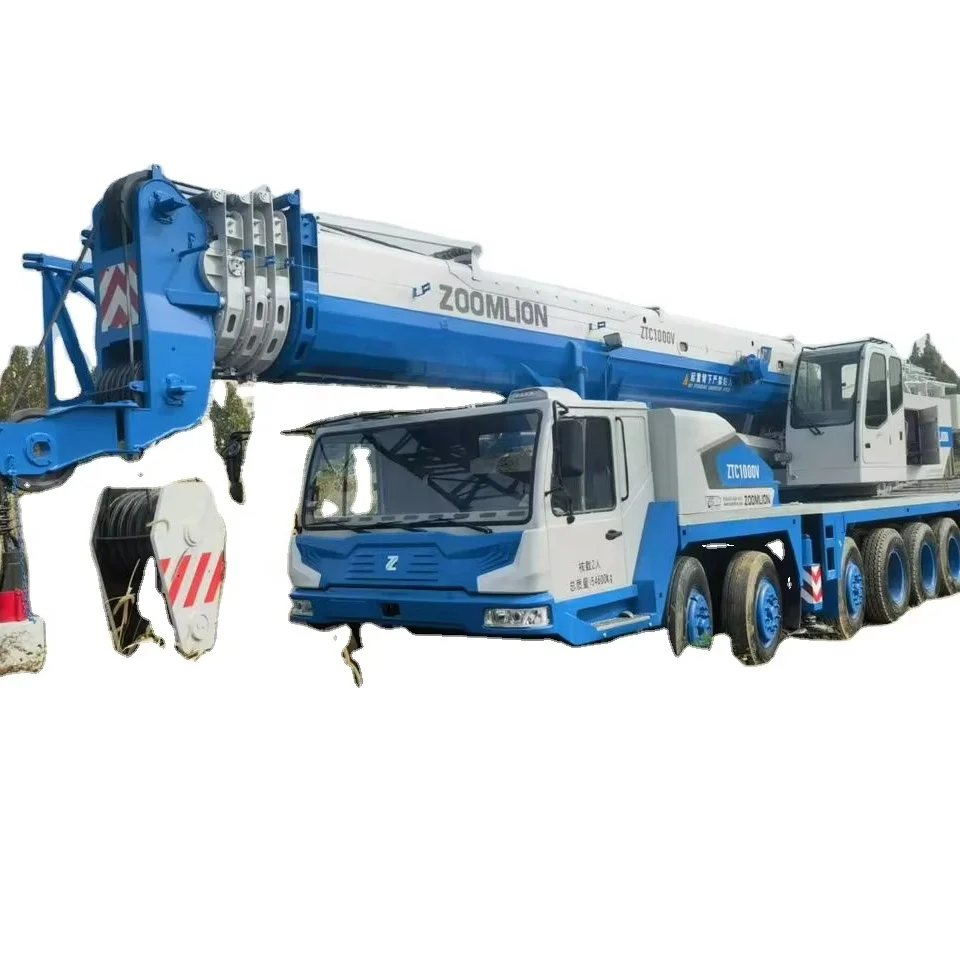 Hot selling used truck crane mobile crane Chinese Top Brand Zoomlion ZTC1000V  100 ton  with best  in stock