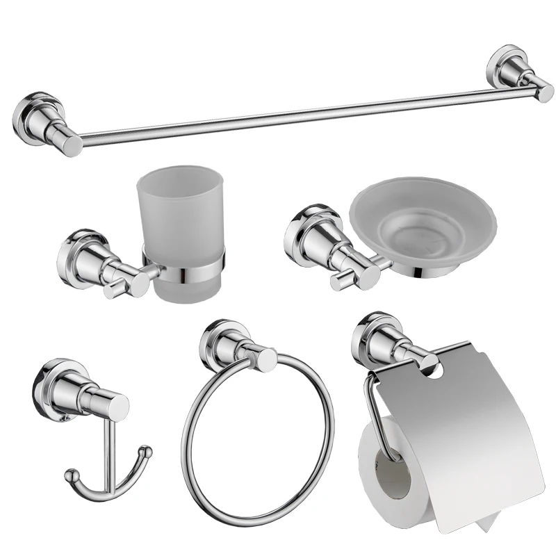 Bathroom Hardware Circular Ring Stainless Steel Circular Towel Rack Wall Mounted Bathroom Bath Towel Ring